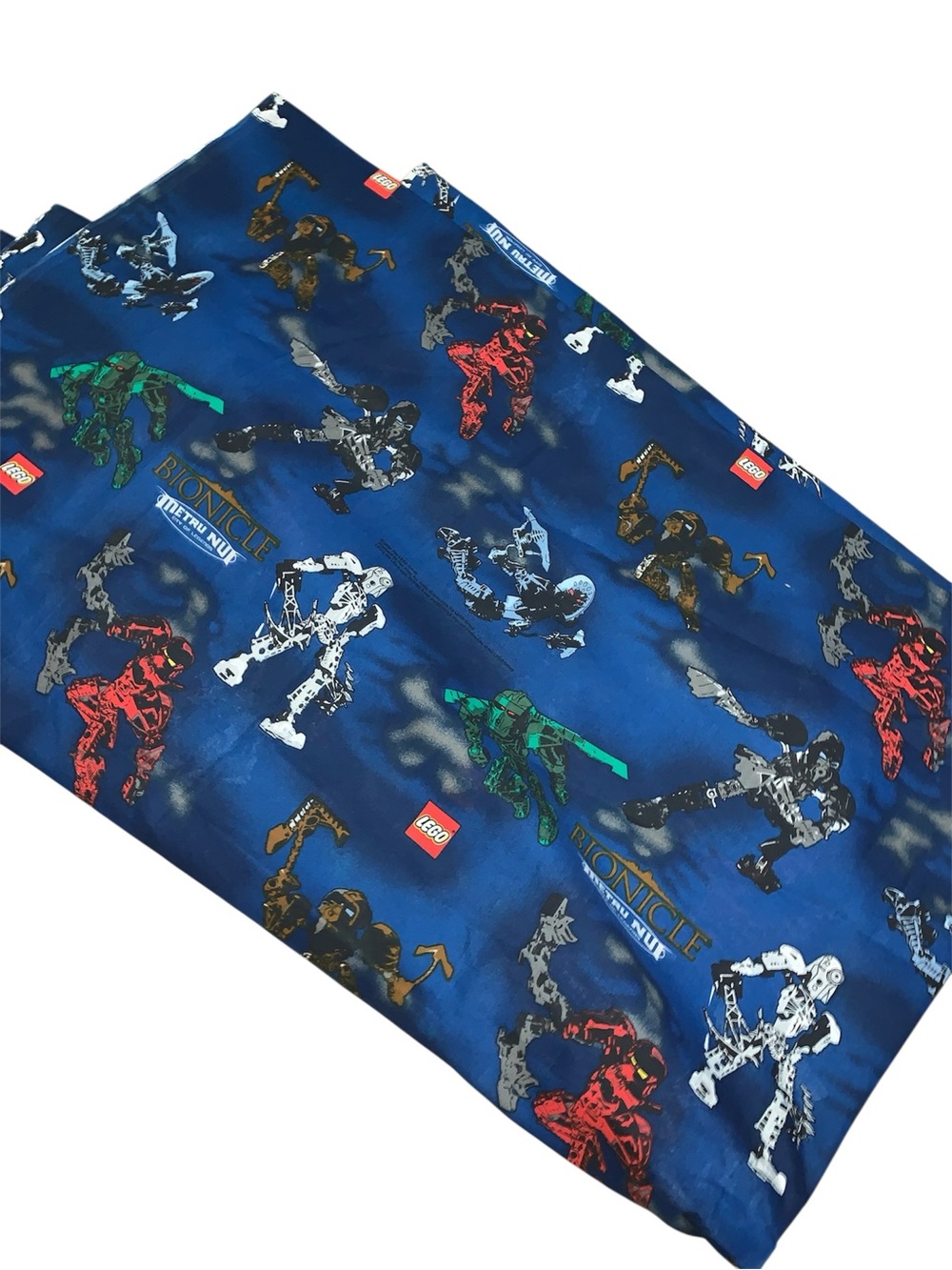 Vintage 2004 LEGO Bionicle Metru Nui City Of Legends Dan River Twin Bed Sheet